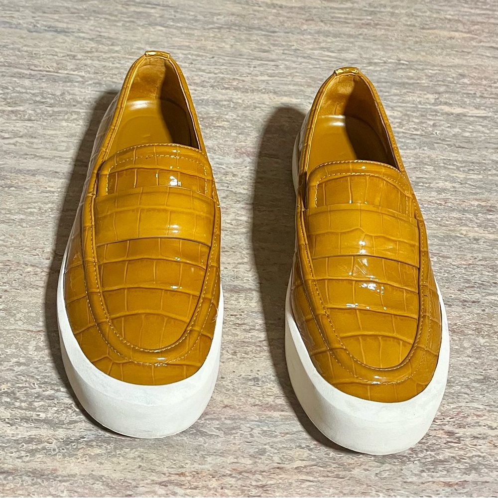 Vince by Vince Camuto Men’s Mustard Slip-On Loafers